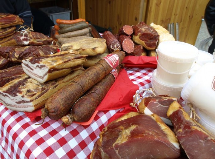 Sausage, cutlets and palinka festival