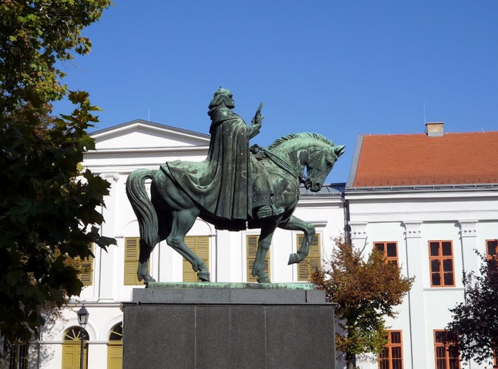 Equestrian statue of St. Stephen