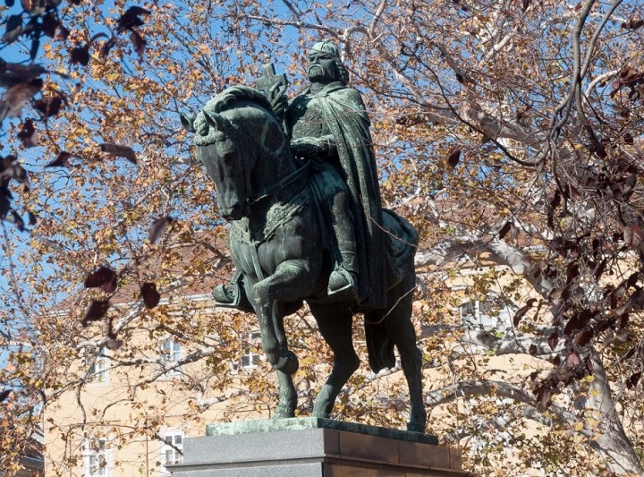 Equestrian statue of St. Stephen