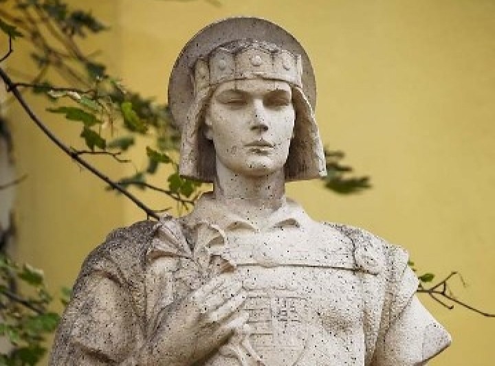 The statue of St. Emeric (Imre)