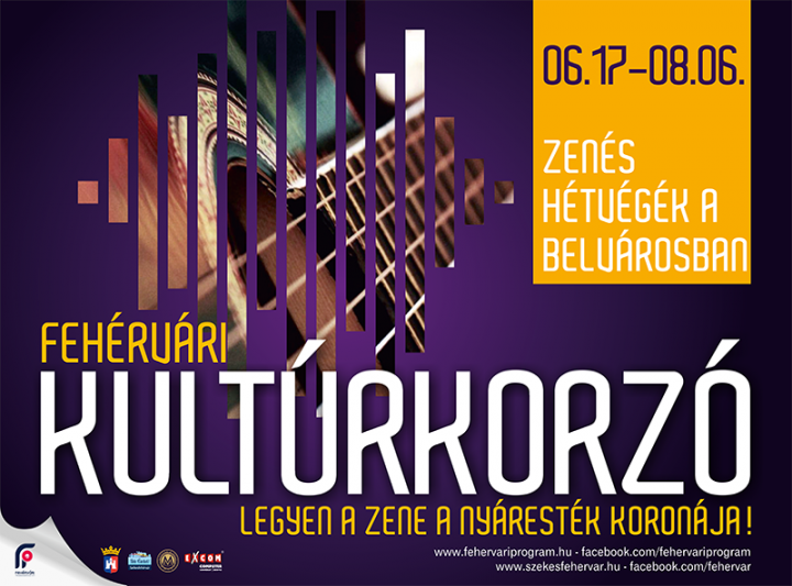 Csillapítsa kultúrszomját  hétvégén a Fehérvári KultúrKorzóval!